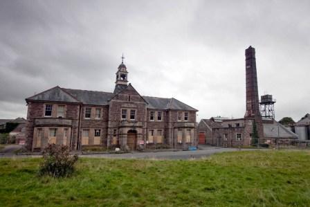 Entrance block of the Mid-Wales Hospital, Talgarth, Wales